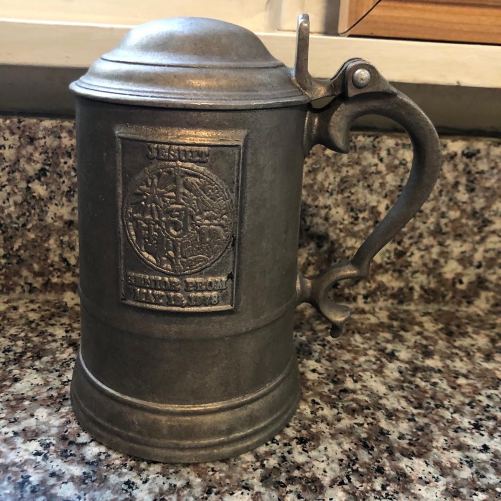Metal Mug For Beer Jesuit Senior Prom May 12, 1973